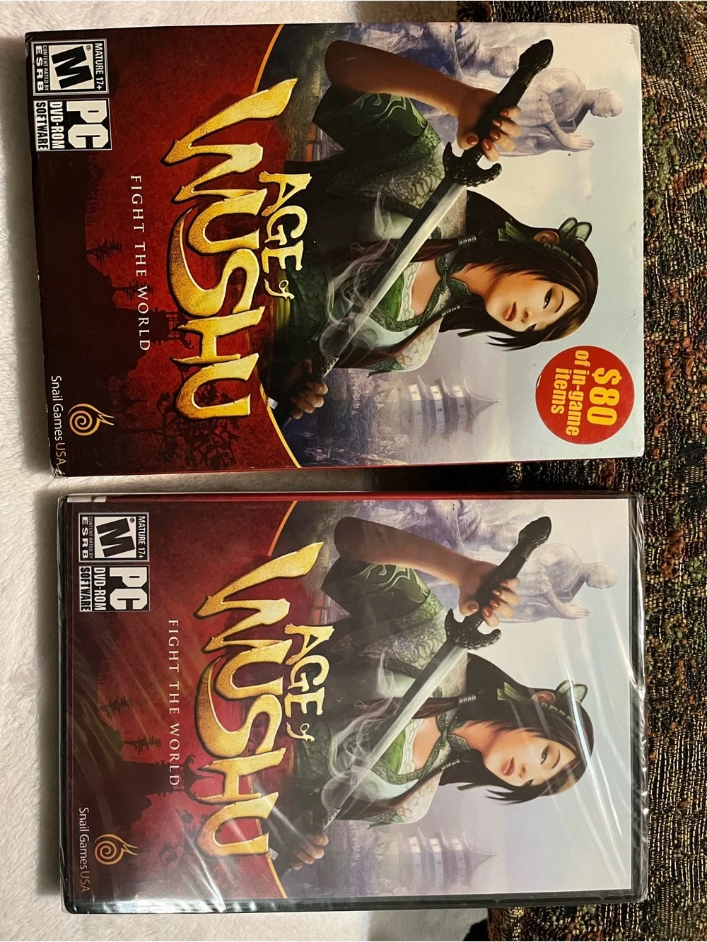 Age of Wushu PC Game - Green & Red Cover Art Brand New